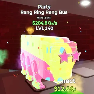 Rang Ring Reng Bus Party 204.8Qa/s / Go Up For Brainrots Fortnite