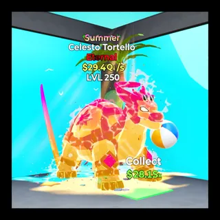 Celesto Tortello Summer LVL 250 / Steal The Brainrot Fortnite