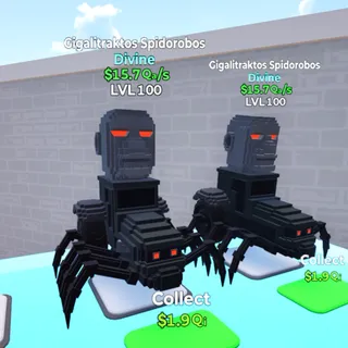 2x Gigalitraktos Spidorobos / Go Up For Brainrots Fortnite