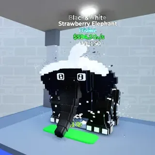 Strawberry Elephant Black & White 594.3Qa/s LVL150 Go Up For Brainrots Fortnite