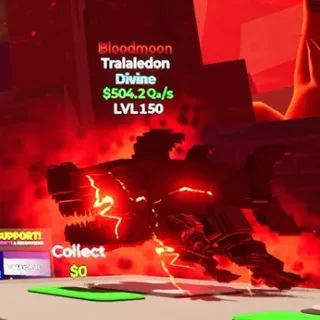 Tralaledon Bloodmoon 504.2Qa/s LVL150 Go Up For Brainrots Fortnite