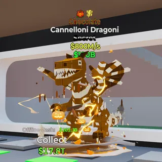 Cannelloni Dragoni Chocolate  800M/s Steal The Brainrot Fortnite
