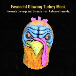 Glowing turkey mask