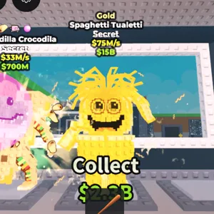 Gold Spaghetti Tualetti