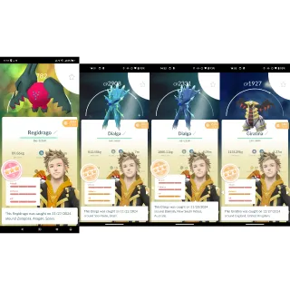 a116. 84M XP 6.7M Dust Lv44, 100IV REGIDRADO, 98IV Legend x6, 5 Shiny Hatched, Legendary ZYGARDE, 3 Gmax, 48 Dmax, 5 Pkm BGrd