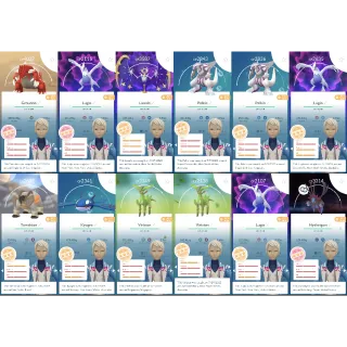 Lvl 72, 9M Stardust, 15-15-15 Groudon, 138 Legends, 2 100IVs Legends, 208 Shinies, 386 Total Pkm, 29 Perfects, 2 Gmax. d264