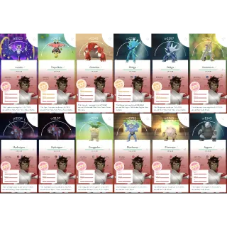 d209. Level 72, 175.3M XP, 13.2M Dust, HUNDO LUNALA, 96-98IV TAPU-BULU GROUDON DIALGAx2, 343 Total Pkm, 31 Hundo, 177 Shiny, 11