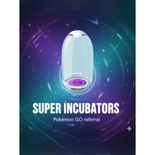 50 Super Incubators || Plus 50 Darumaka and Platinum Medals for Friend Finder | iOS and Android | NO LOGIN required #services