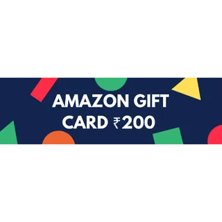 AMAZON GIFT CARD ₹200 Fast delivery 