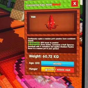 60Kg+ EC Ruby Squid