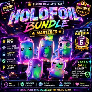 ALL MASTERED HOLOFOIL SPRITE BUNDLE