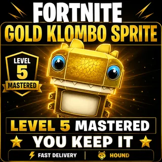 MASTERED LEVEL 5 GOLD KLOMBO SPRITE - YOU KEEP IT!