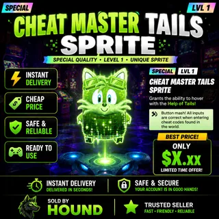 CHEAT MASTER TAILS SPRITE