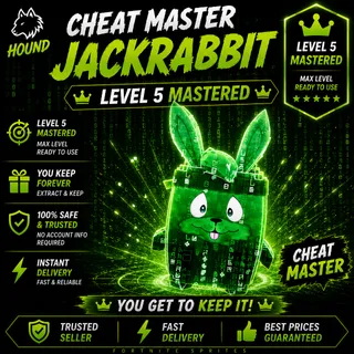 Fortnite Jackrabbit Cheat Master sprite level 5 Mastered