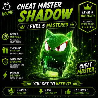 Fortnite Shadow Cheat Master sprite level 5 Mastered