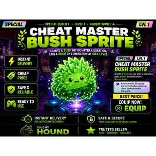CHEAT MASTER BUSH SPRITE