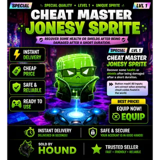 CHEAT MASTER JONESY SPRITE