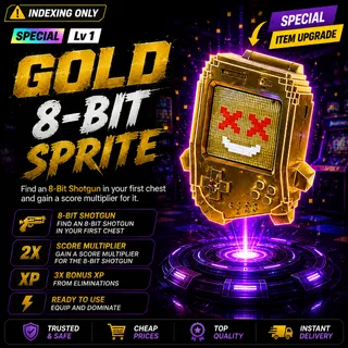 GOLD 8-BIT SPRITE