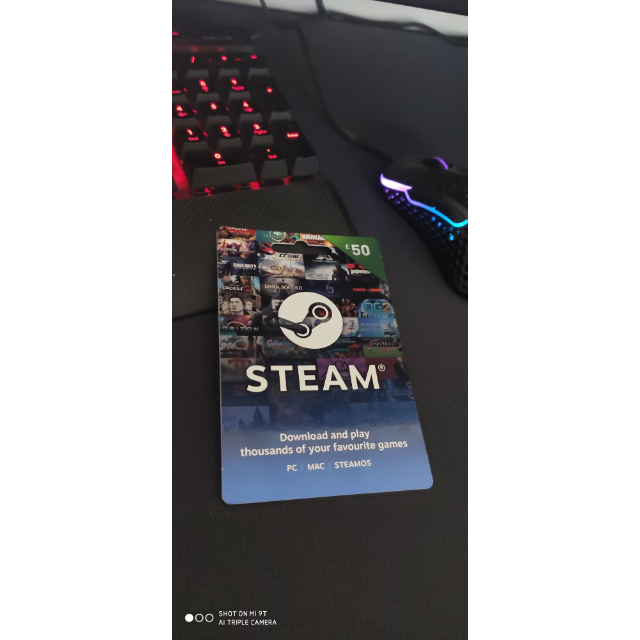 Steam Gift Card (GBP 50 / for UK accounts only) for Windows, Mac - Bitcoin  & Lightning accepted