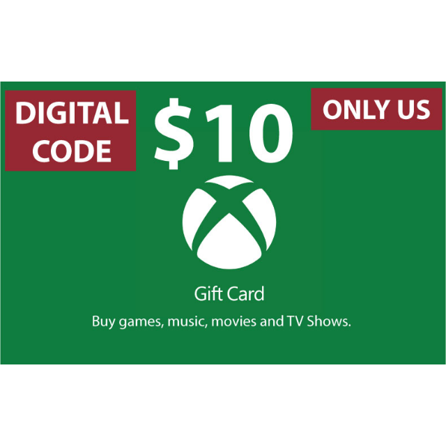 10.00 Xbox Gift Card[INSTANT Delivery!] Xbox Gift Card