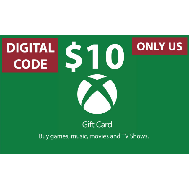 10.00 Xbox Gift Card[INSTANT Delivery!] Xbox Gift Card Gift Cards