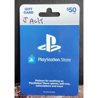 $50.00 USD Gift Card