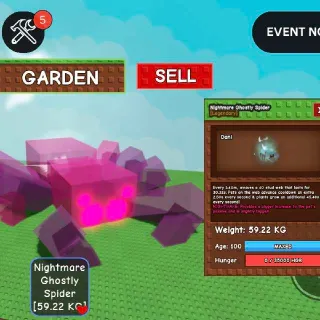 GHOSTLY SPIDER NIGHTMARE