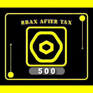 500 RBAX AFTER TAX