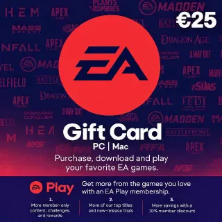 Gift Card EA Games 25€