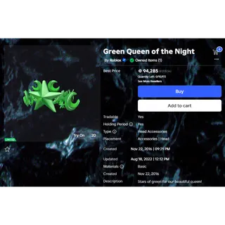 Green Queen of the Night