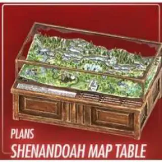 Shenandoah Map Table