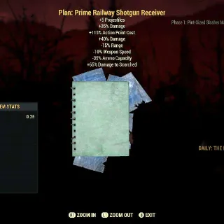 Prime Railway Shotgun Reciever