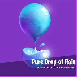 500x pure drops of rain