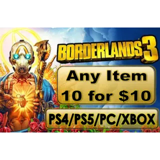 Other | Any 10 items for $10