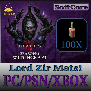 Diablo IV - 100x Lord Zir Materials