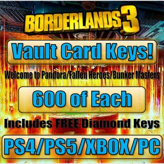 PC - Vault Card Keys + Diamond Keys