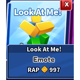 Look at me emote