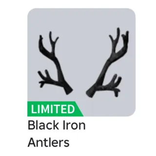 Black Iron Antlers
