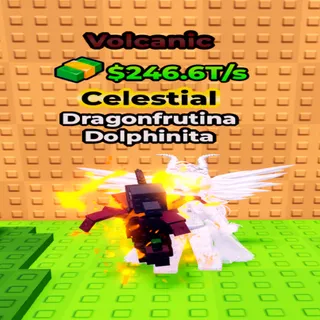 Kick A Lucky Block - Volcanic Dragonfrutina Dolphinita ONLINE NOW