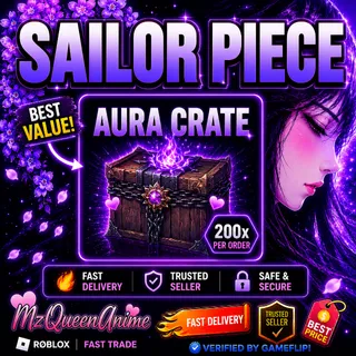 Sailor Piece Aura Crate x200 ⚡ FAST DELIVERY 💜 CHEAP & SAFE