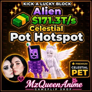 Kick A Lucky Block Alien Pot Hotspot Celestial ONLINE NOW