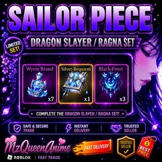Sailor Piece Dragon Slayer / Ragna Set ⚡ Fast Delivery