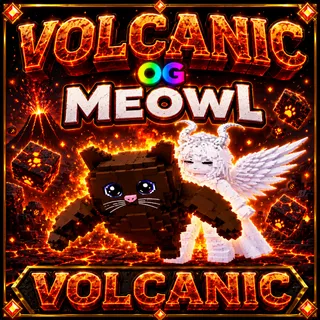 Meowl | Volcanic | Kick A Lucky Block ONLINE NOW