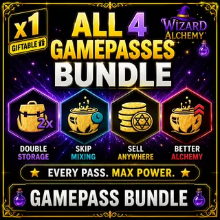 Gamepasses Bundle | Wizard Alchemy