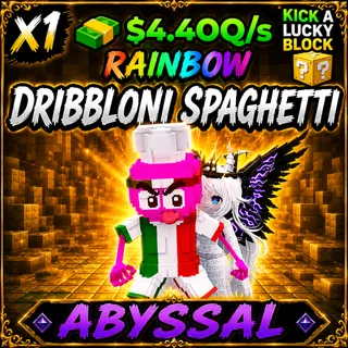 DRIBBLONI SPAGHETTI | Kick A Lucky Block ONLINE NOW