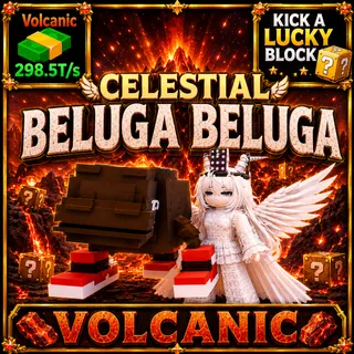 BELUGA BELUGA | VOLCANIC | Kick A Lucky Block ONLINE NOW