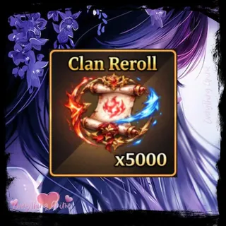 5000 Clan Rerolls ⚡ INSTANT DELIVERY ⚡ ONLINE NOW ⚡ Sailor Piece