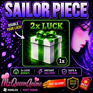 Sailor Piece 2x Luck ⚡ FAST DELIVERY 💜 CHEAP & SAFE