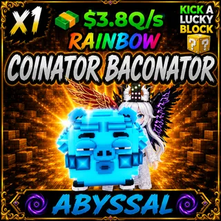 COINATOR BACONATOR | Kick A Lucky Block ONLINE NOW
