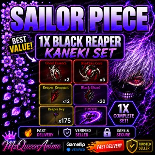 Black Reaper Kaneki Set + F Move Sailor Piece